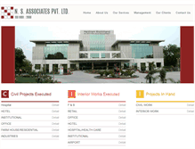 Tablet Screenshot of nsassociates.in